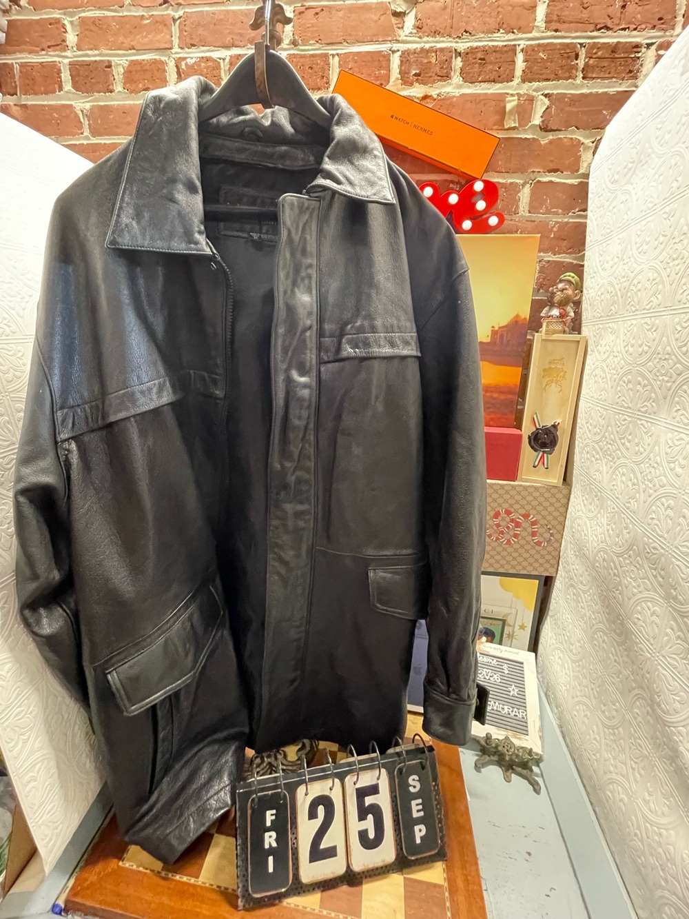 vintage Wilsons Leather black leather jacket